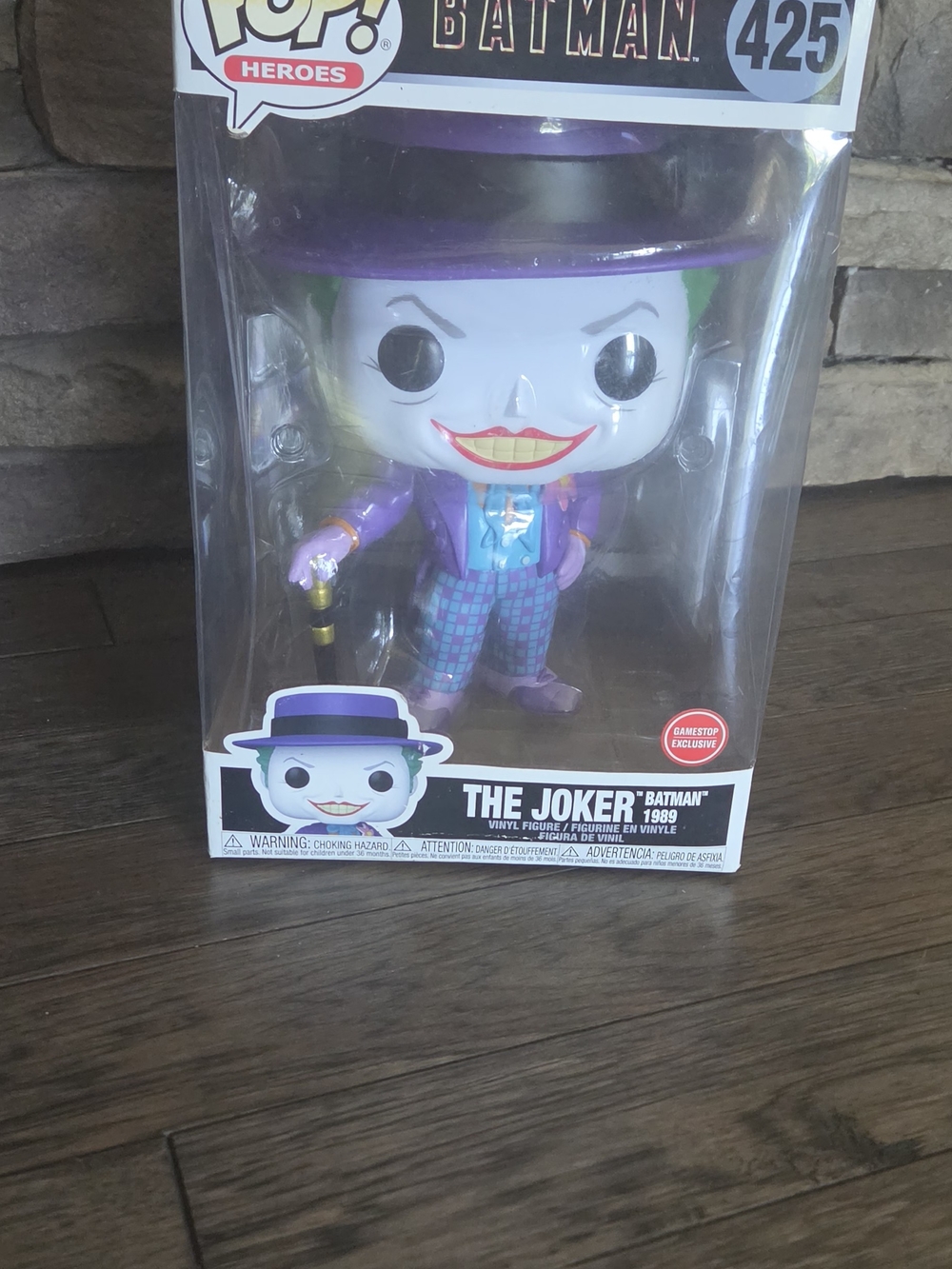 New Funko Joker (Batman 1989) Vinyl Figure #425 - Purple, White & Green
